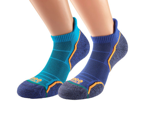 1000 Mile Run Socklet - Twin Pack