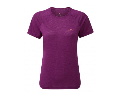 Ronhill Stride SS Tee - Grape Juice Marl